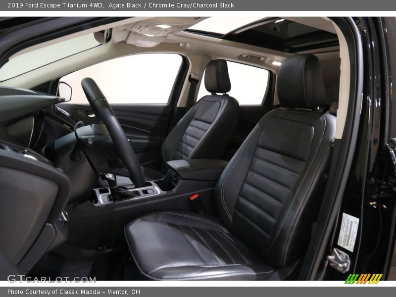 Agate Black / Chromite Gray/Charcoal Black 2019 Ford Escape Titanium 4WD