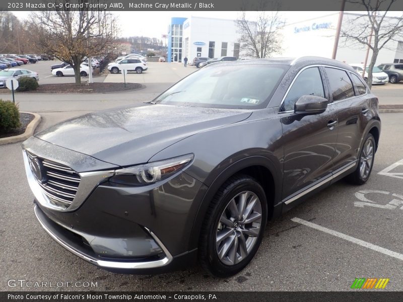 Machine Gray Metallic / Black 2023 Mazda CX-9 Grand Touring AWD