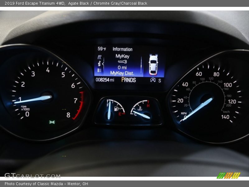 Agate Black / Chromite Gray/Charcoal Black 2019 Ford Escape Titanium 4WD