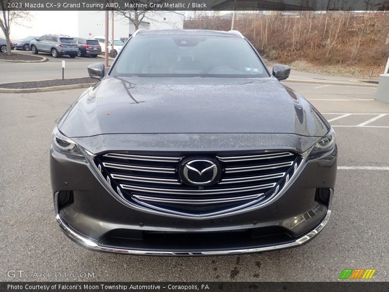 Machine Gray Metallic / Black 2023 Mazda CX-9 Grand Touring AWD