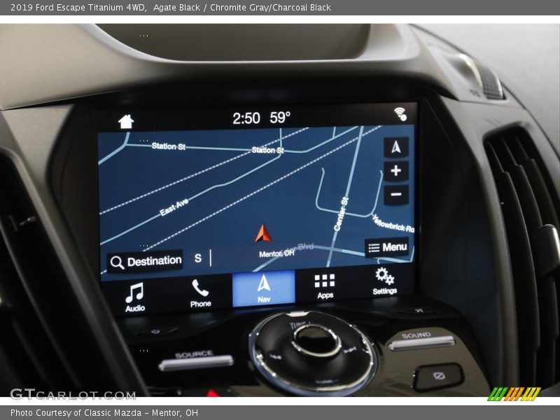 Agate Black / Chromite Gray/Charcoal Black 2019 Ford Escape Titanium 4WD