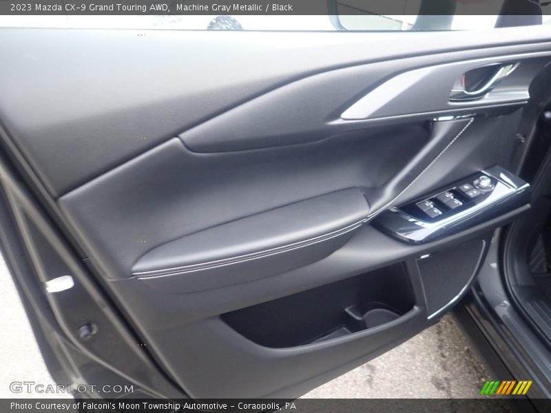Machine Gray Metallic / Black 2023 Mazda CX-9 Grand Touring AWD
