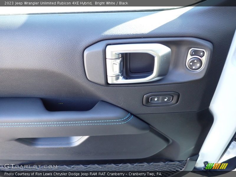 Bright White / Black 2023 Jeep Wrangler Unlimited Rubicon 4XE Hybrid