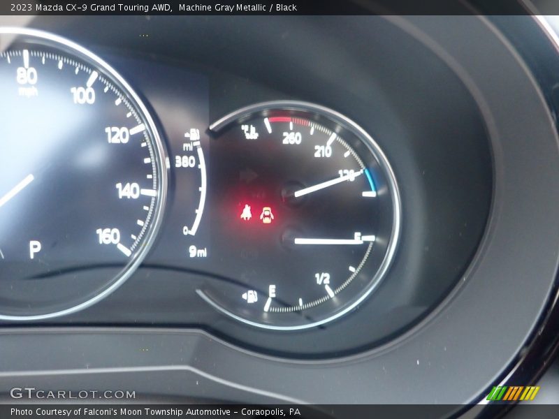 Machine Gray Metallic / Black 2023 Mazda CX-9 Grand Touring AWD