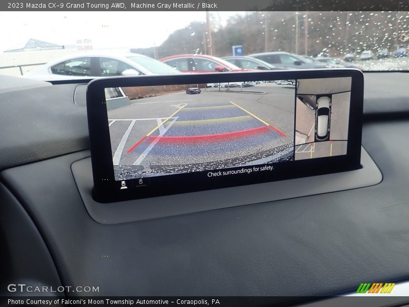 Machine Gray Metallic / Black 2023 Mazda CX-9 Grand Touring AWD
