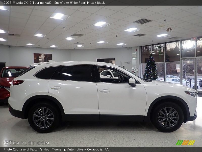 Snowflake White Pearl Mica / Black 2023 Mazda CX-9 Touring AWD