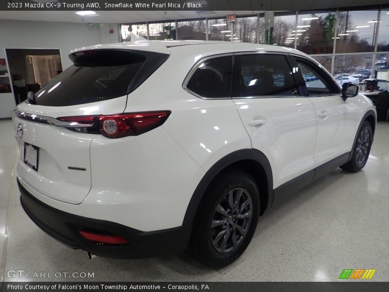 Snowflake White Pearl Mica / Black 2023 Mazda CX-9 Touring AWD
