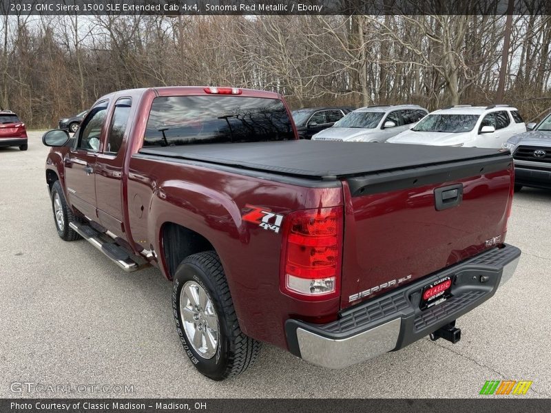 Sonoma Red Metallic / Ebony 2013 GMC Sierra 1500 SLE Extended Cab 4x4