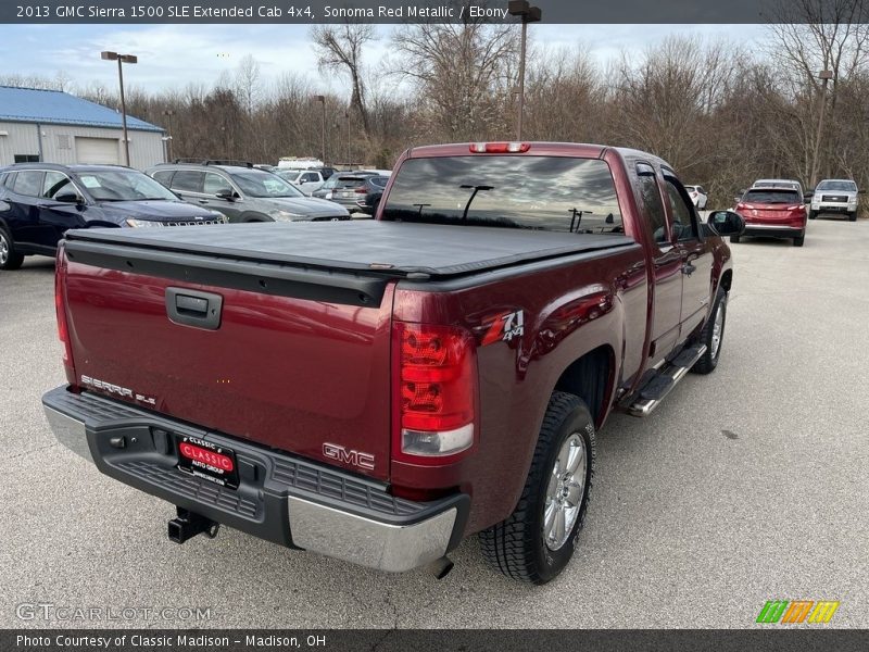 Sonoma Red Metallic / Ebony 2013 GMC Sierra 1500 SLE Extended Cab 4x4