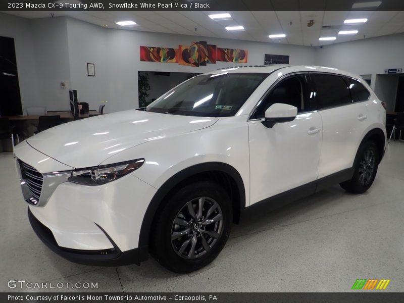 Snowflake White Pearl Mica / Black 2023 Mazda CX-9 Touring AWD