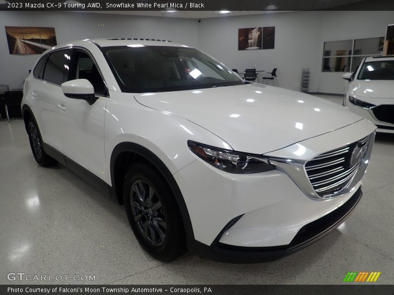 Snowflake White Pearl Mica / Black 2023 Mazda CX-9 Touring AWD