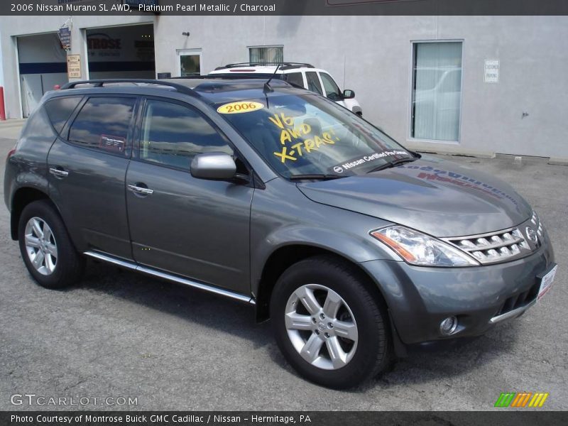 Platinum Pearl Metallic / Charcoal 2006 Nissan Murano SL AWD