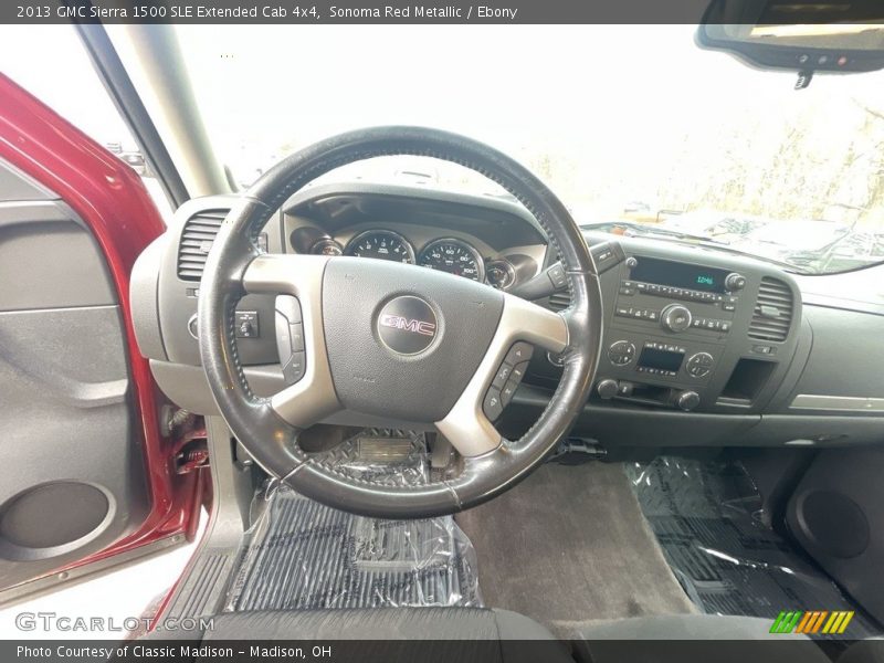 Sonoma Red Metallic / Ebony 2013 GMC Sierra 1500 SLE Extended Cab 4x4