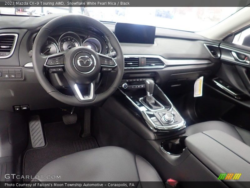 Snowflake White Pearl Mica / Black 2023 Mazda CX-9 Touring AWD