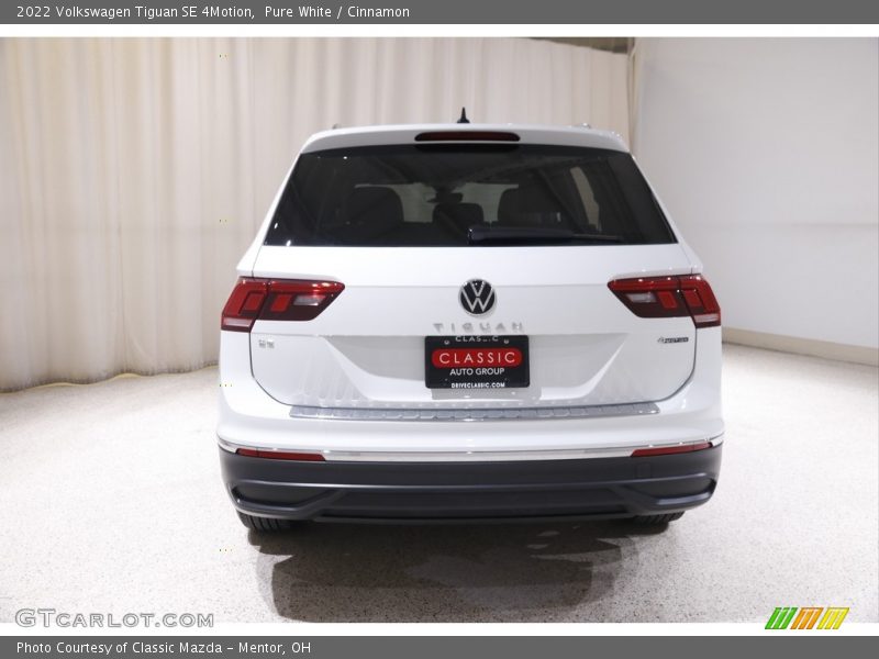 Pure White / Cinnamon 2022 Volkswagen Tiguan SE 4Motion