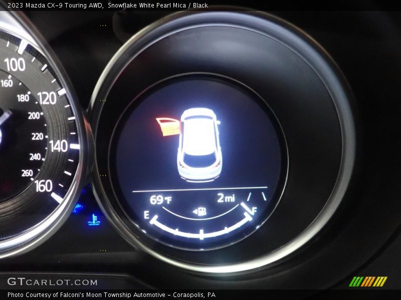 Snowflake White Pearl Mica / Black 2023 Mazda CX-9 Touring AWD