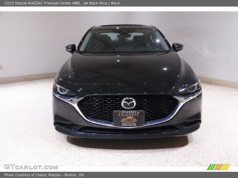 Jet Black Mica / Black 2020 Mazda MAZDA3 Premium Sedan AWD