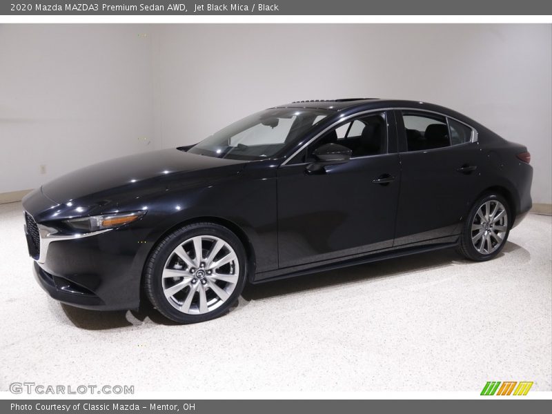 Front 3/4 View of 2020 MAZDA3 Premium Sedan AWD