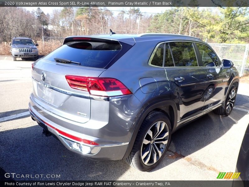 Platinum Gray Metallic / Titan Black 2020 Volkswagen Atlas Cross Sport SEL R-Line 4Motion