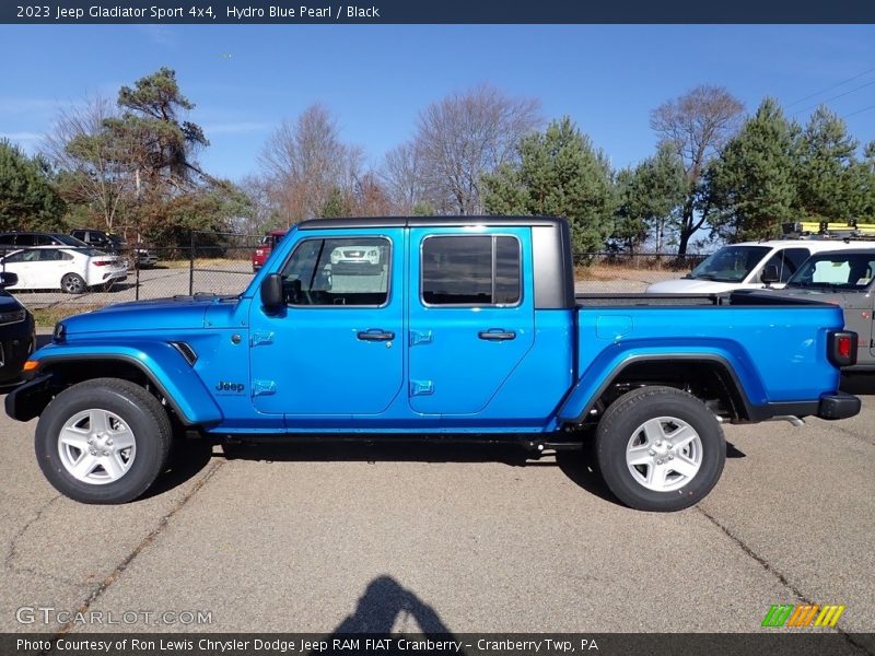 Hydro Blue Pearl / Black 2023 Jeep Gladiator Sport 4x4