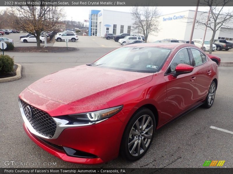  2022 Mazda3 Premium Sedan Soul Red Crystal Metallic