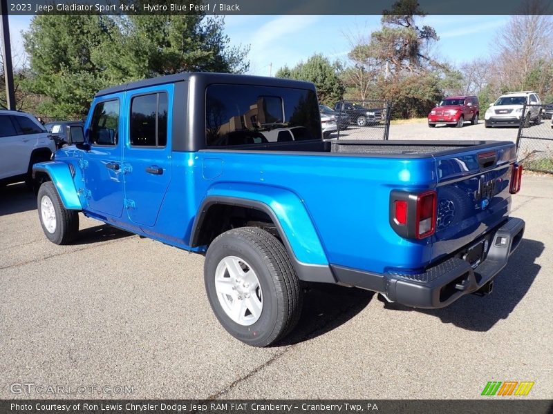 Hydro Blue Pearl / Black 2023 Jeep Gladiator Sport 4x4