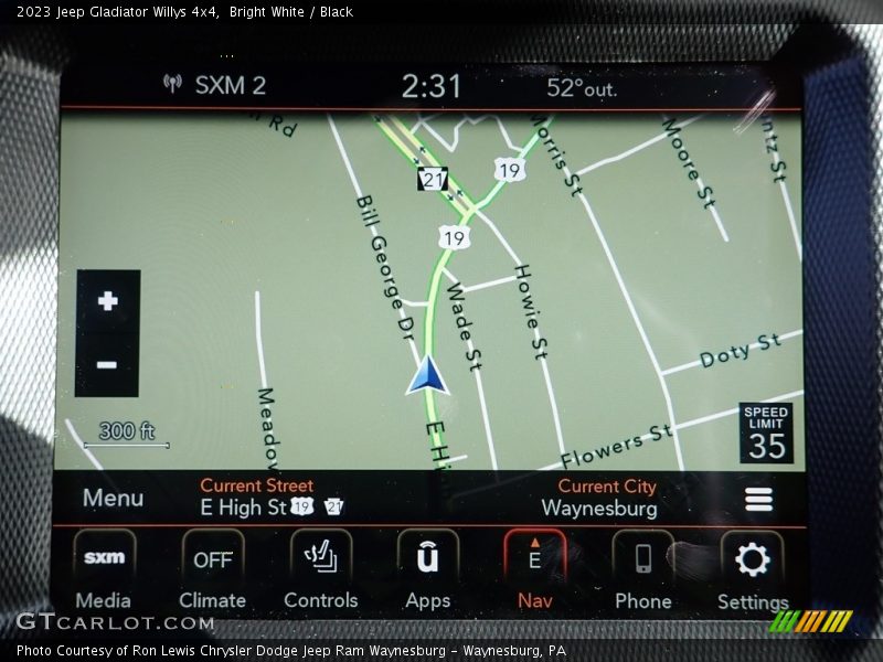 Bright White / Black 2023 Jeep Gladiator Willys 4x4