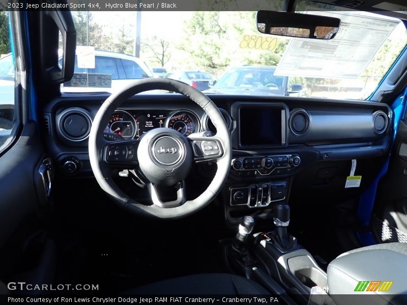 Hydro Blue Pearl / Black 2023 Jeep Gladiator Sport 4x4