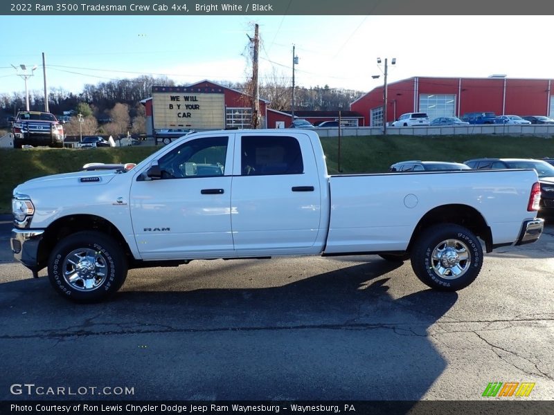 Bright White / Black 2022 Ram 3500 Tradesman Crew Cab 4x4