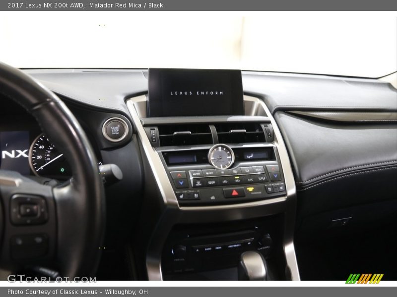 Matador Red Mica / Black 2017 Lexus NX 200t AWD