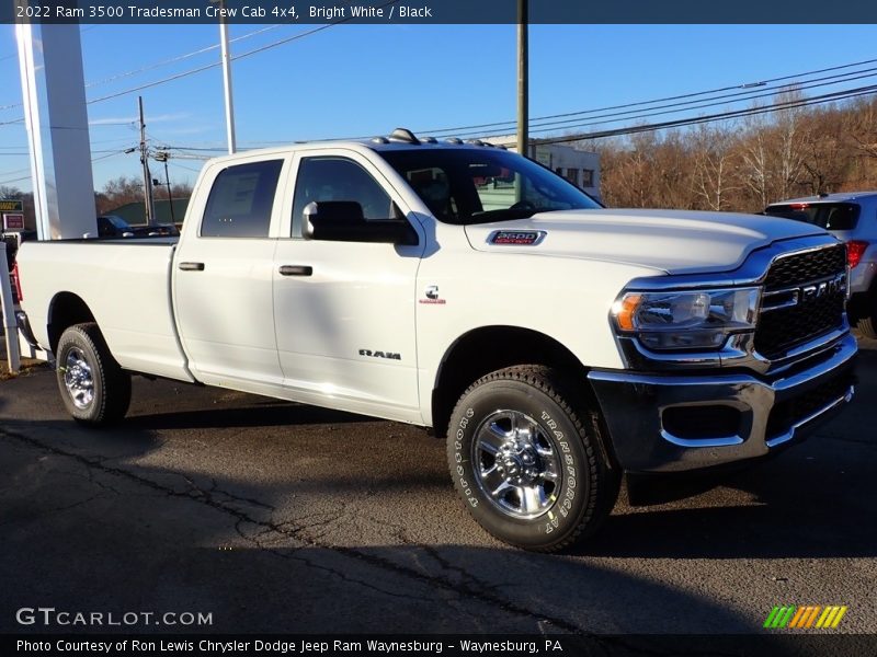 Bright White / Black 2022 Ram 3500 Tradesman Crew Cab 4x4