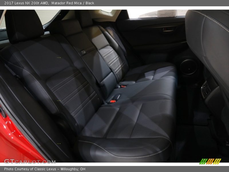 Matador Red Mica / Black 2017 Lexus NX 200t AWD