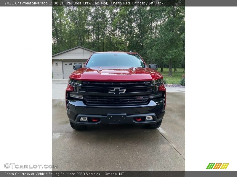 Cherry Red Tintcoat / Jet Black 2021 Chevrolet Silverado 1500 LT Trail Boss Crew Cab 4x4