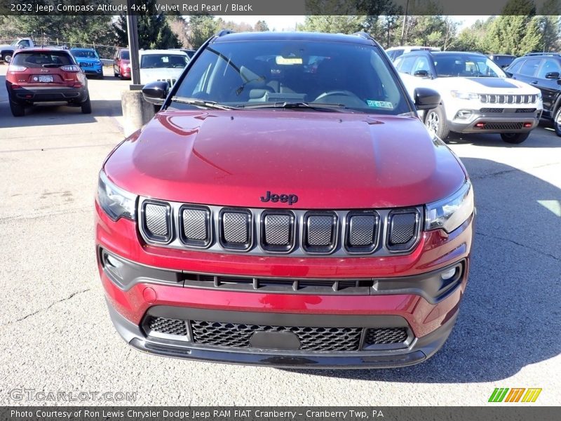 Velvet Red Pearl / Black 2022 Jeep Compass Altitude 4x4