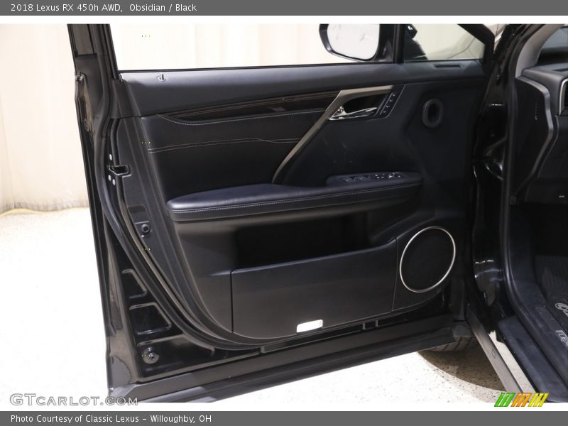 Obsidian / Black 2018 Lexus RX 450h AWD