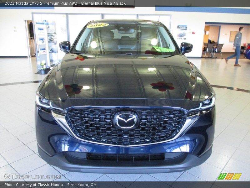 Eternal Blue Mica / Black 2022 Mazda CX-5 S Premium Plus AWD