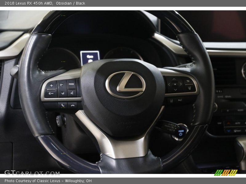 Obsidian / Black 2018 Lexus RX 450h AWD