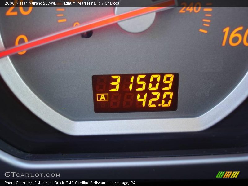 Platinum Pearl Metallic / Charcoal 2006 Nissan Murano SL AWD