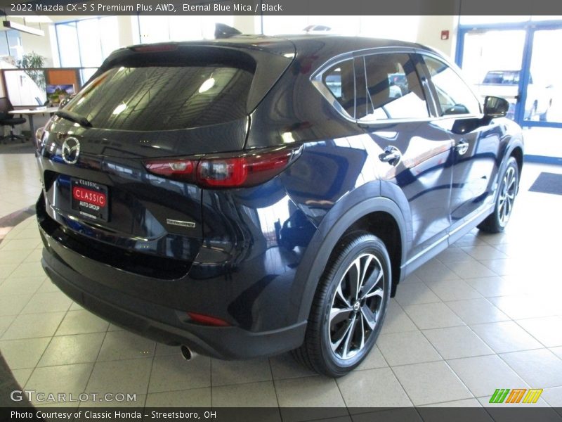 Eternal Blue Mica / Black 2022 Mazda CX-5 S Premium Plus AWD