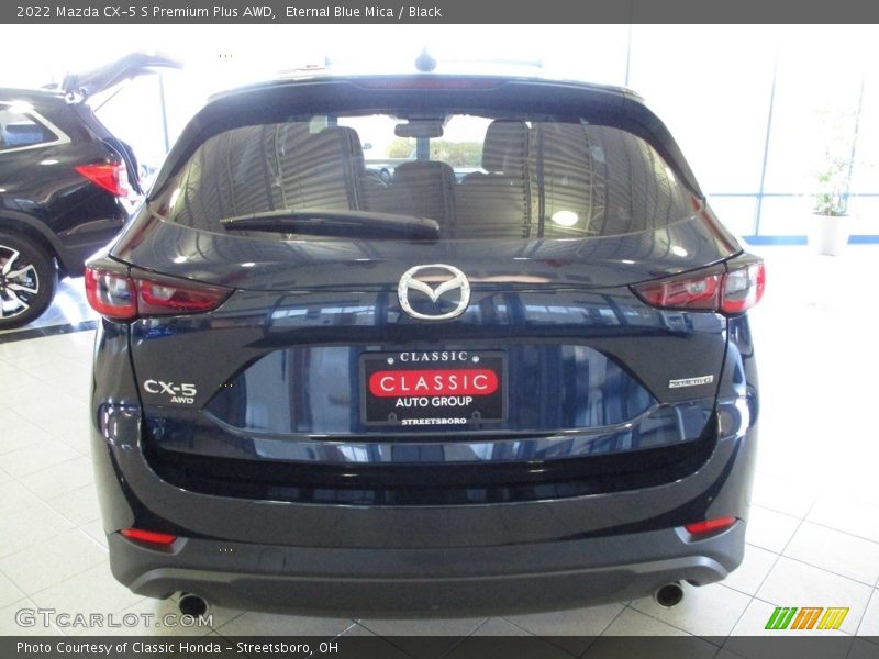 Eternal Blue Mica / Black 2022 Mazda CX-5 S Premium Plus AWD