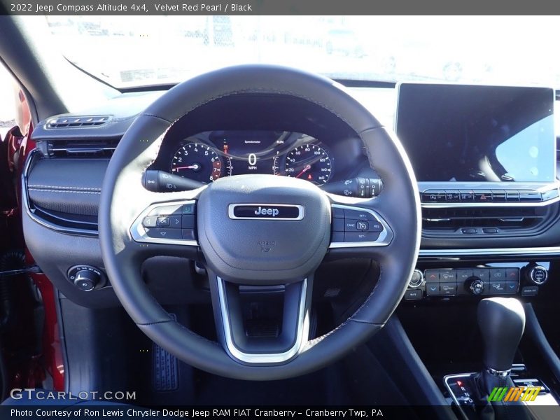 Velvet Red Pearl / Black 2022 Jeep Compass Altitude 4x4