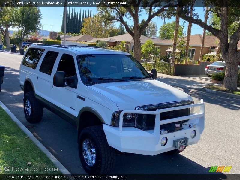 Oxford White / Medium Parchment 2002 Ford Excursion Limited 4x4