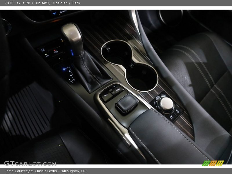 Obsidian / Black 2018 Lexus RX 450h AWD