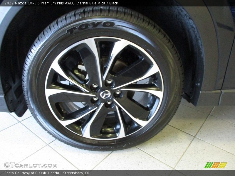 Eternal Blue Mica / Black 2022 Mazda CX-5 S Premium Plus AWD