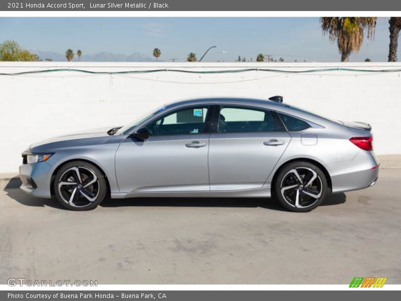 Lunar Silver Metallic / Black 2021 Honda Accord Sport