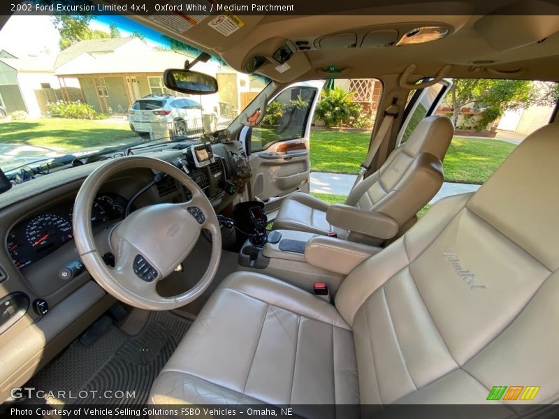 Front Seat of 2002 Excursion Limited 4x4