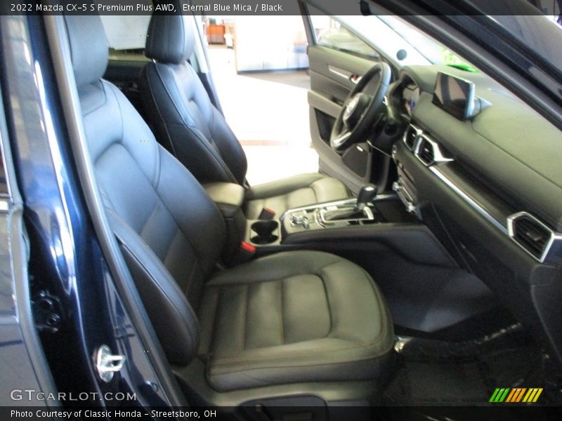 Eternal Blue Mica / Black 2022 Mazda CX-5 S Premium Plus AWD