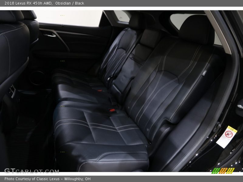 Obsidian / Black 2018 Lexus RX 450h AWD