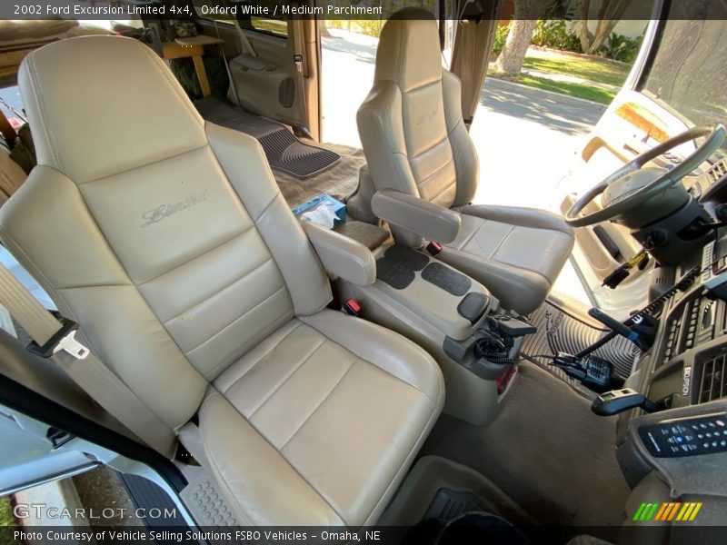 Front Seat of 2002 Excursion Limited 4x4