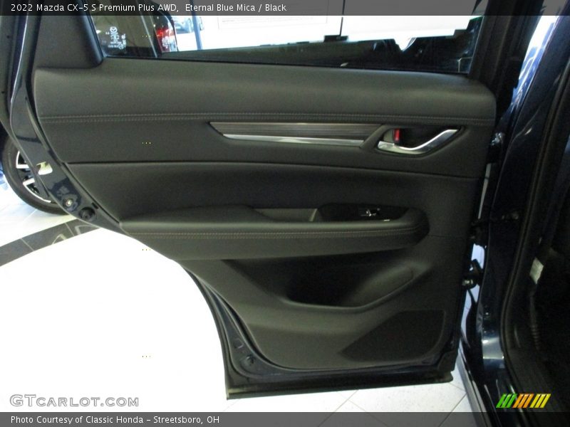 Eternal Blue Mica / Black 2022 Mazda CX-5 S Premium Plus AWD
